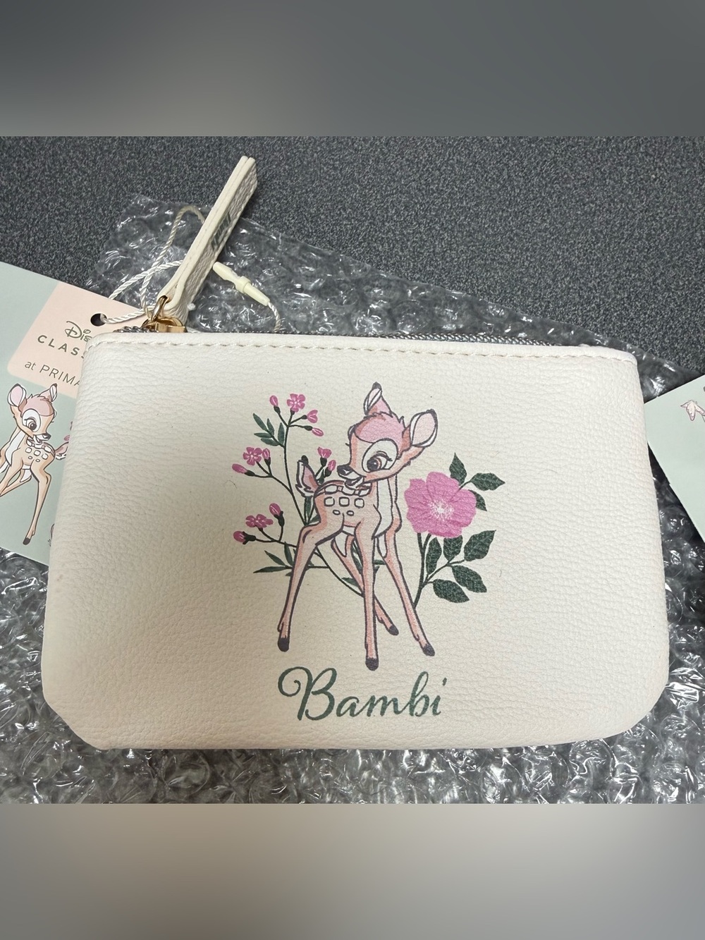 Primark Bambi Floral Print Coin Purse *NWT